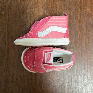 Vans pink old skool baby shoes